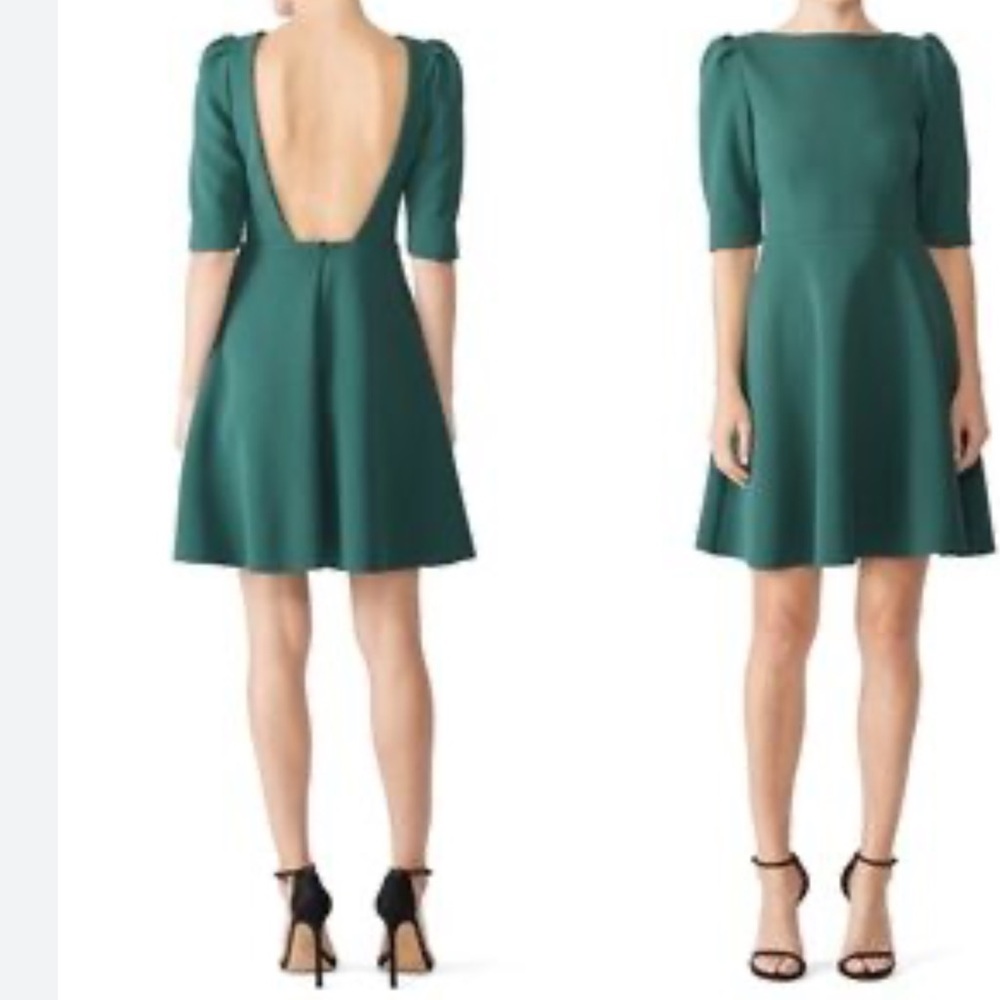 Jet Dress By Elliat in Teal Crepe, Size Medium